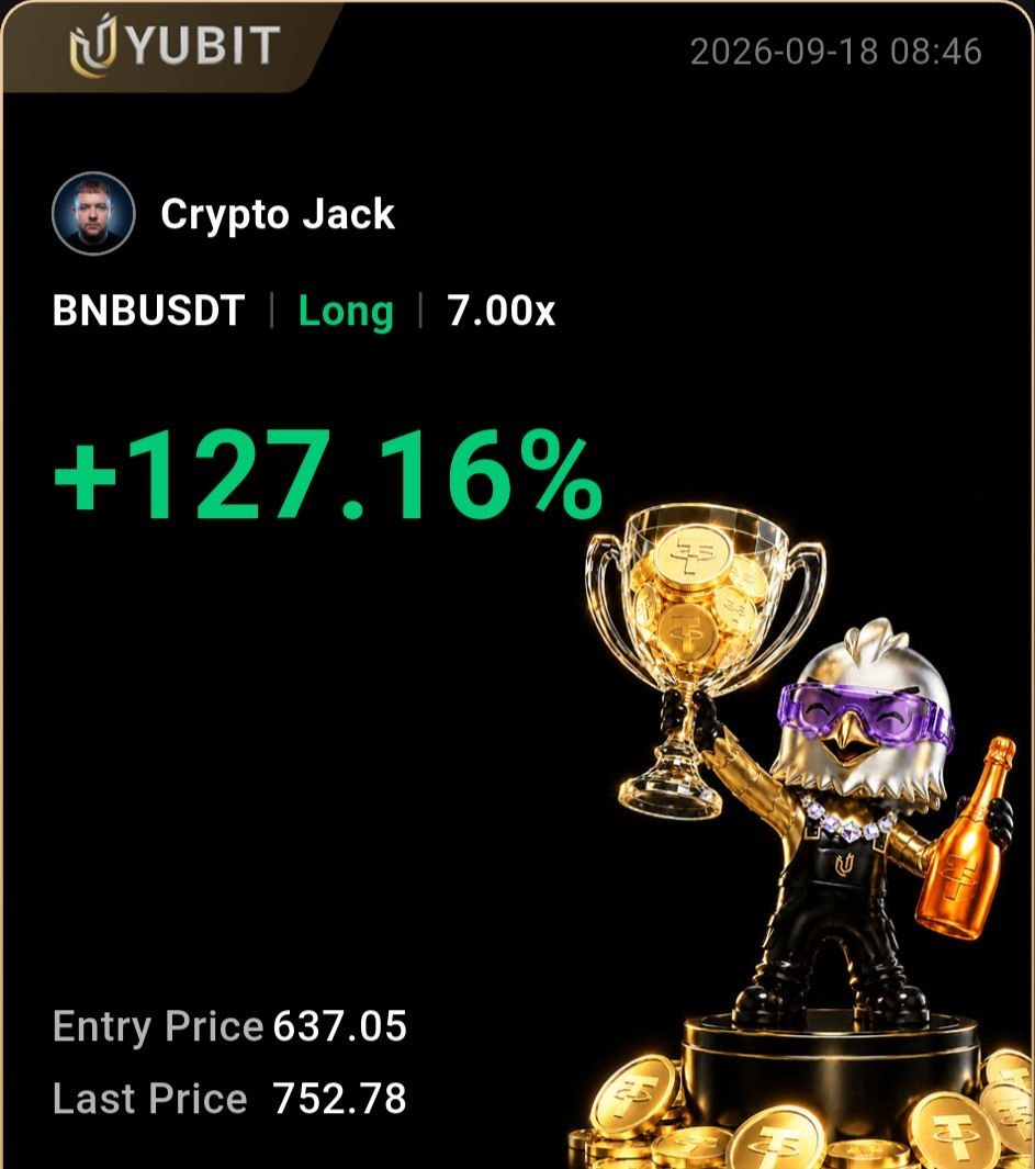 BNB original trade result screenshot